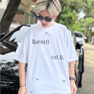 BARNETT A10 แต่งขาด collection6 โอเวอร์ไซส์ คอฟิต ผ้าหนา ใส่สบาย