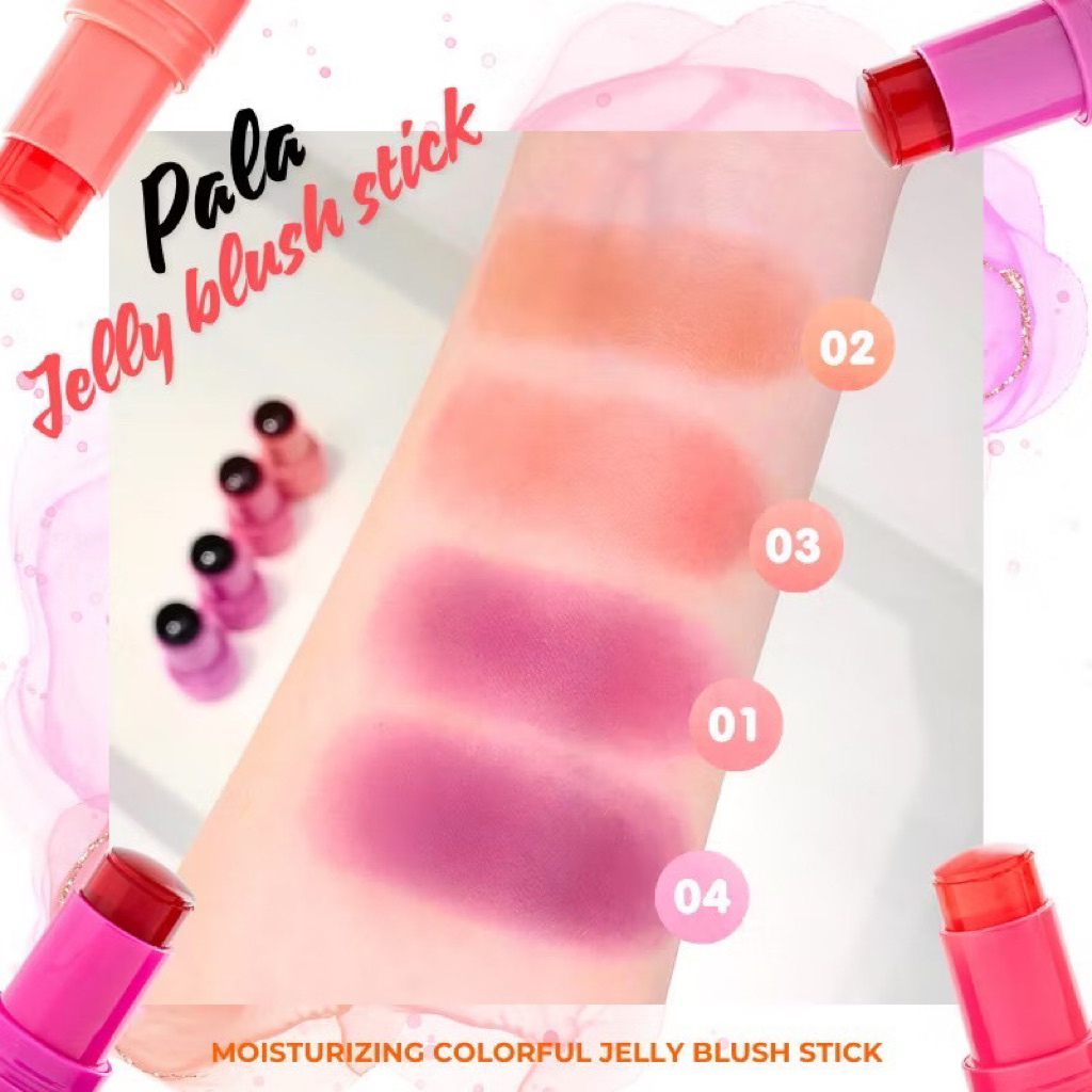 [โปรสินค้าใหม่ ]PALA บลัชเจลลี่พาลา กันน้ำ Moisturizing colorful Jelly Blush Sti