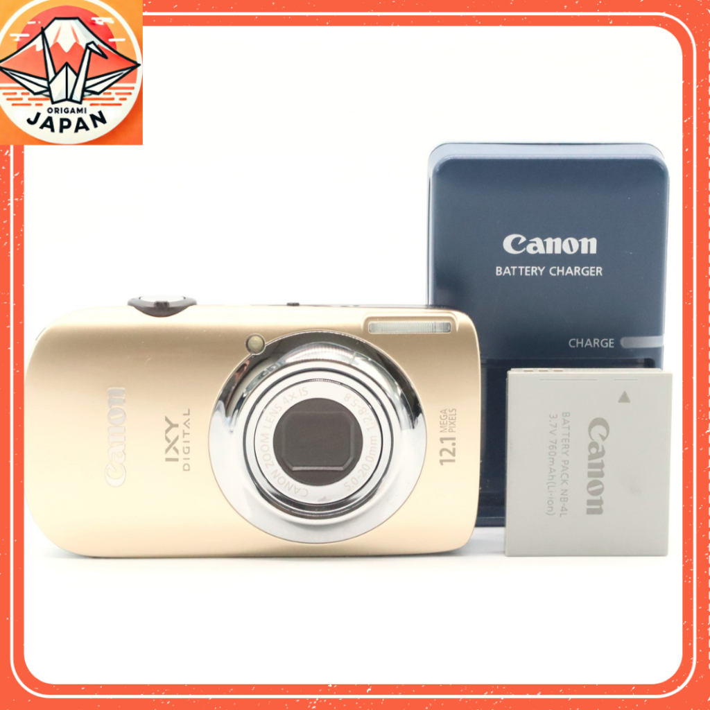 【USED/Near Mint】กล้องดิจิตอล Canon Ixy Digital 510 คือ Gold Ixyd510is【Direct from Japan】#4022