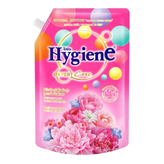 ไฮยีน น้ำหอม สูตรเข้มข้น Hygiene Expert Care ขนาด 1000-1300 มล. น้ำยาปรับผ้านุ่ม ไฮยีนถุงใหญ่