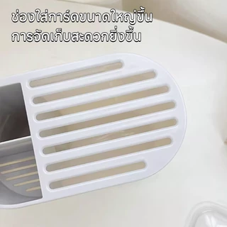 ที่ใส่ช้อนส้อม กล่องเก็บช้อนส้อม ที่จัดเก็บมีดและช้อนส้อม พลาสติกคุณภาพสูง ความจุขนาดใหญ่ ติดผนังเพื่อประหยัดพื้นที่