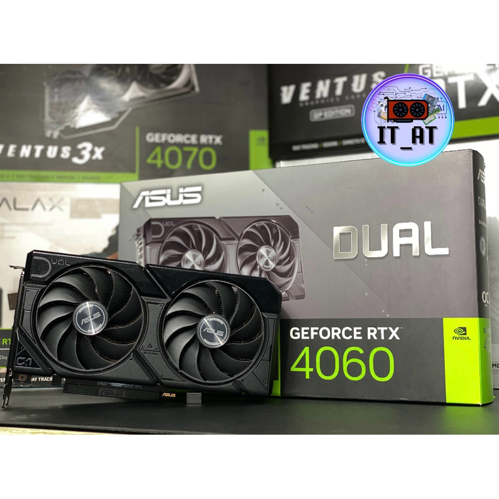 🔰การ์ดจอ🔰RTX 4060 8GB Asus Dual มือสองประกันยาว⭐️✅