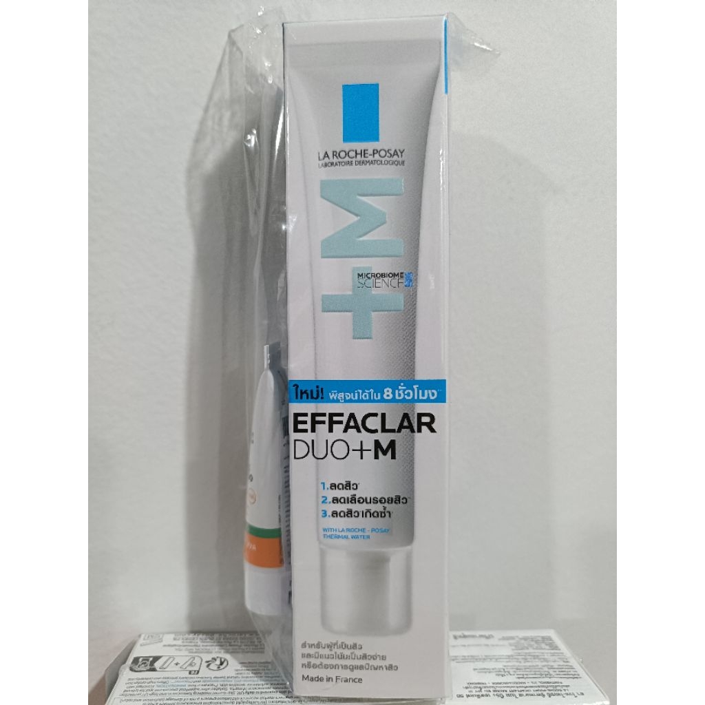 *ส่งด่วนได้ (ฉลากไทย)La Roche-Posay Effaclar Duo+ M 40ml เอฟฟาคลาร์ดูโอพลัสเอ็ม สำหรับผิวที่เป็นสิว