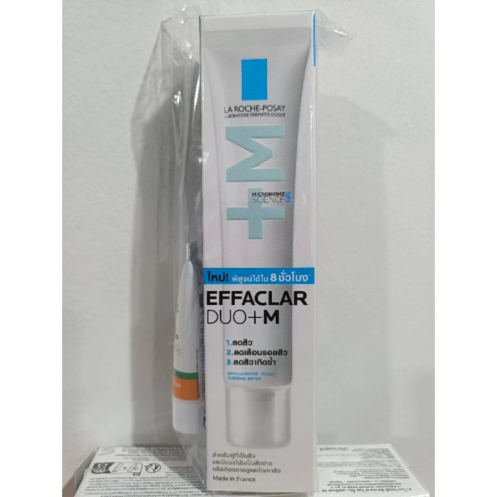 *ส่งด่วนได้ (ฉลากไทย)La Roche-Posay Effaclar Duo+ M 40ml เอฟฟาคลาร์ดูโอพลัสเอ็ม สำหรับผิวที่เป็นสิว