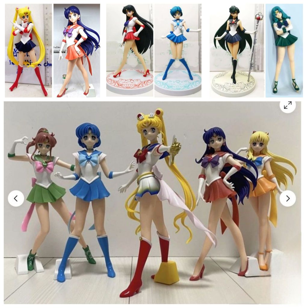 (แท้/มือ2)⭐Sailor Moon❤️Girls Memory Series❤️GLITTER＆GLAMOURS❤️Pluto❤️Mars❤️Mercury Figure💙Banpresto
