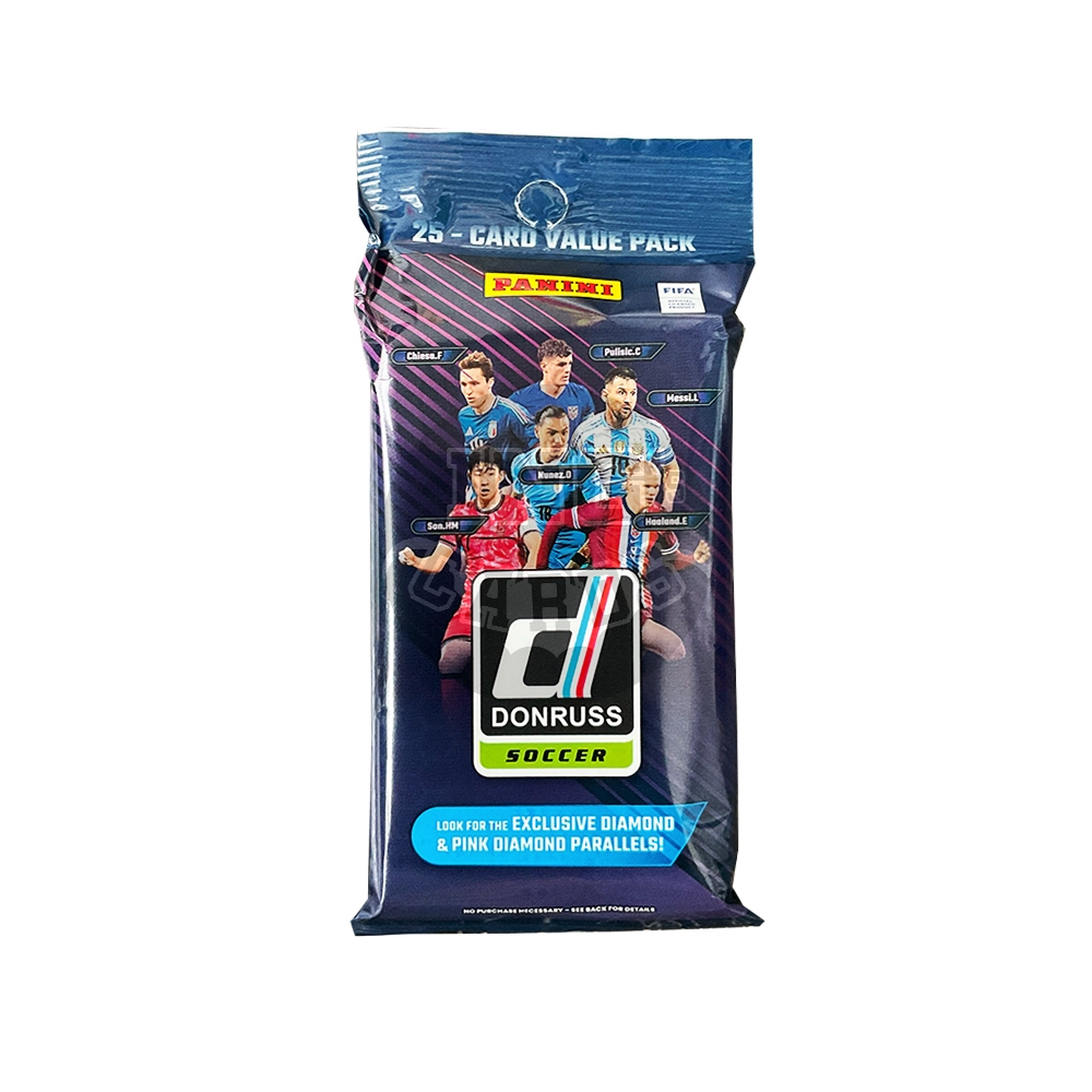 การ์ดสะสมฟุตบอล 2024-25 Panini Donruss Soccer Fat Pack