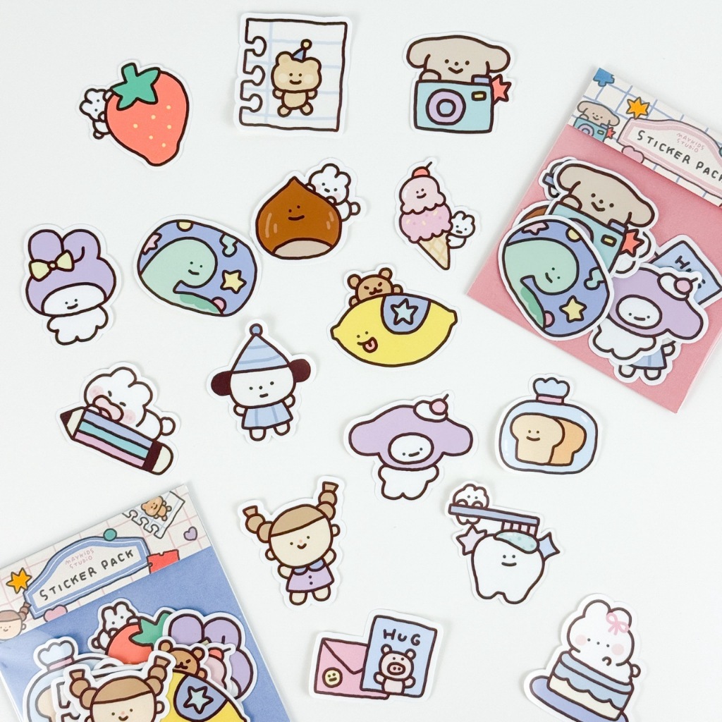 Maykids Sticker Pack แพ็คสติกเกอร์สุดน่ารัก