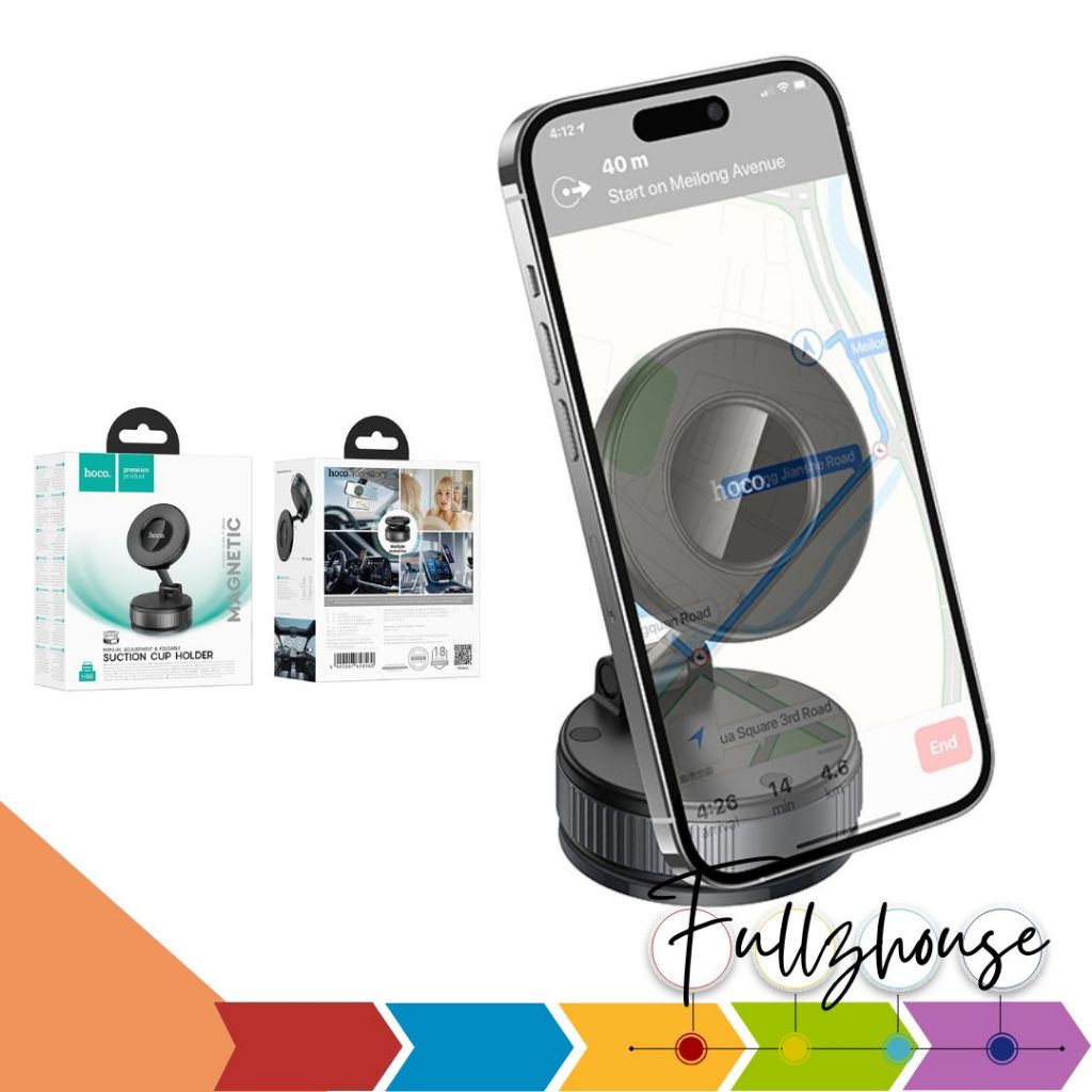 จัดส่งด่วน Hoco H86 Dragon hand-held magnetic holder ขาตั้งมือถือในรถแบบแม่เหล็ก