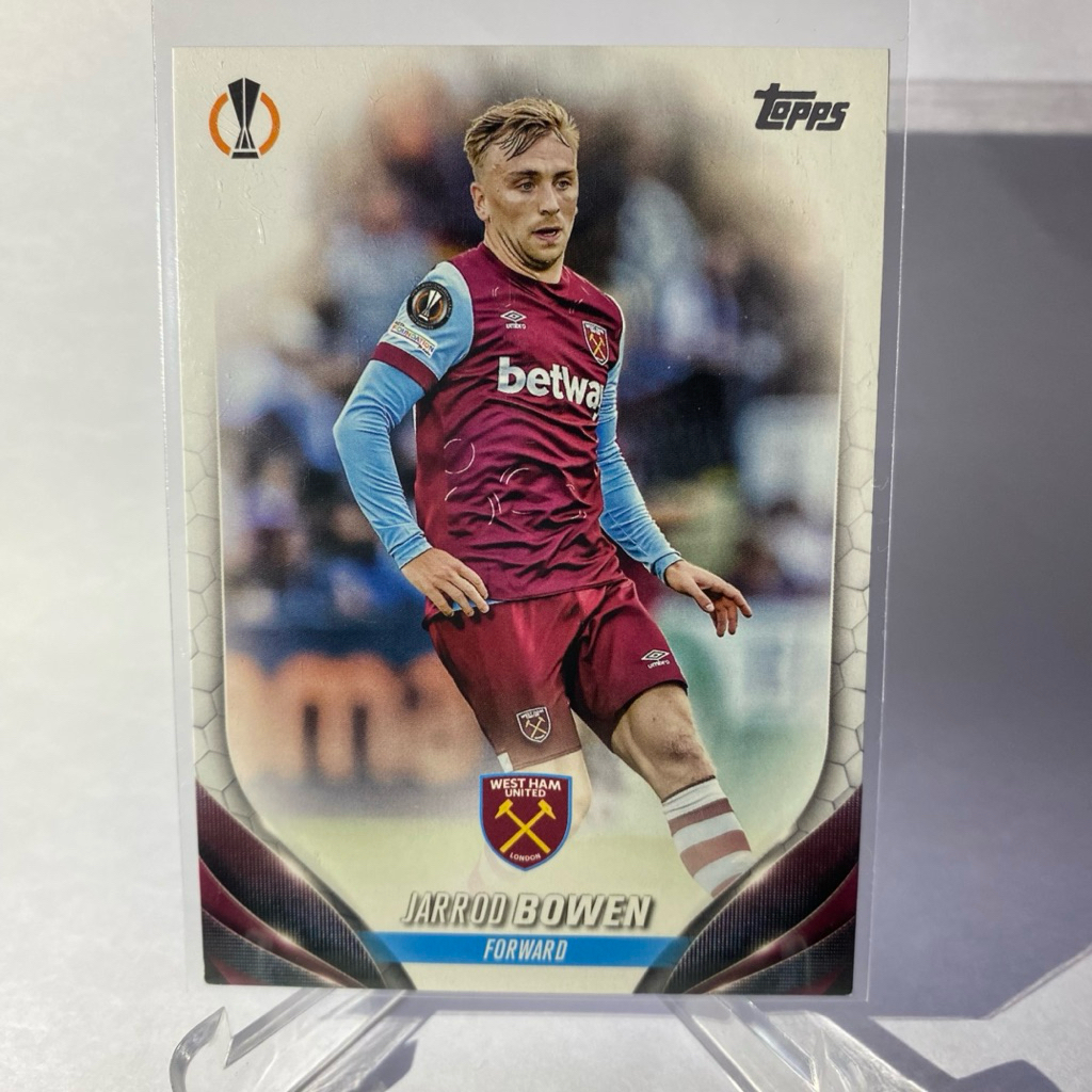 การ์ดนักฟุตบอลสำหรับสะสม FEYENOORD, WEST HAM, TOPPS 2024