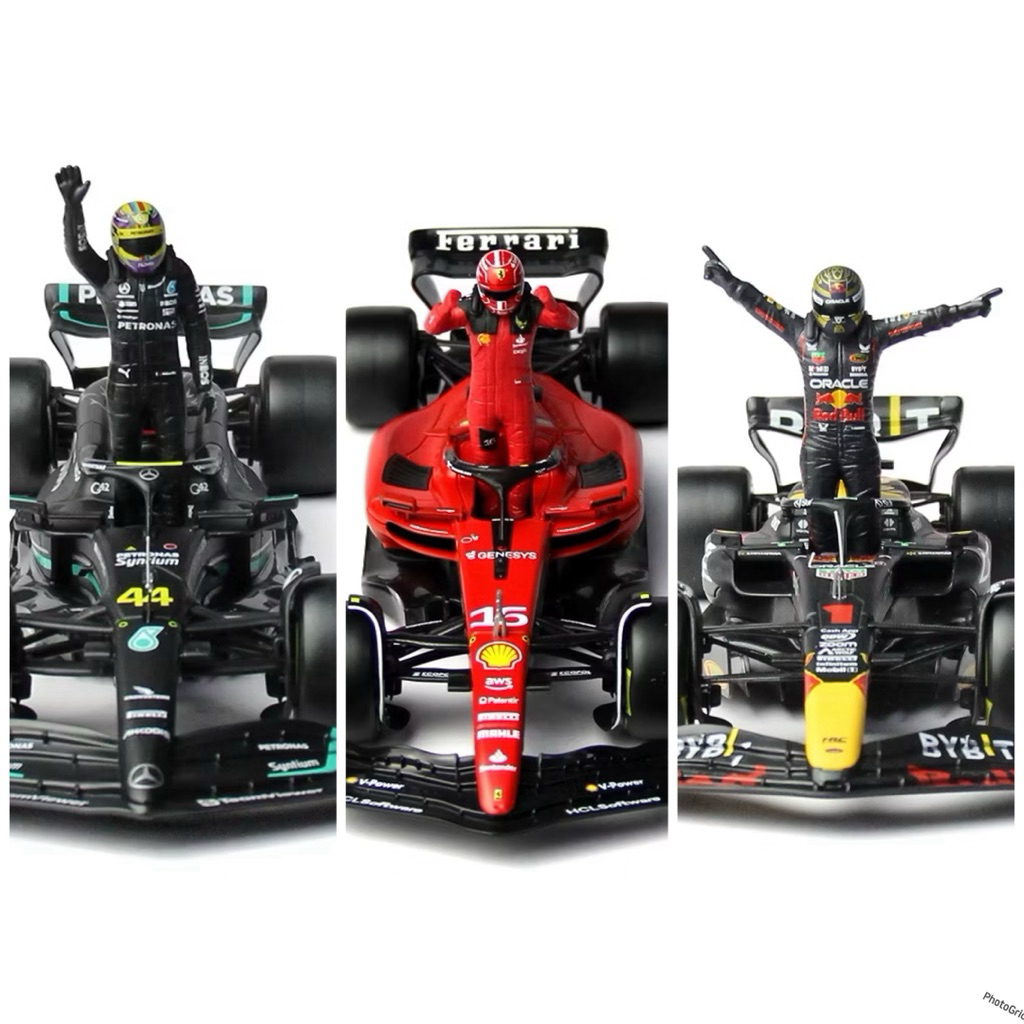 พร้อมส่งใน กทม. รวมโมเดลF1 + พร้อมฟิกเกอร์นักแข่ง สเกล1/24
