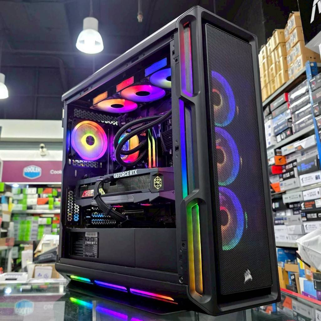 คอมพิวเตอร์ประกอบ CORSAIR ICUE 5000T BLACK