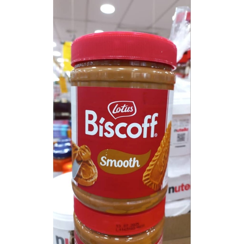 LOTUS BISCOFF Smooth แยมบิสคอฟ ชนิดเนื้อเนียน ขนาด1.6 Kg.