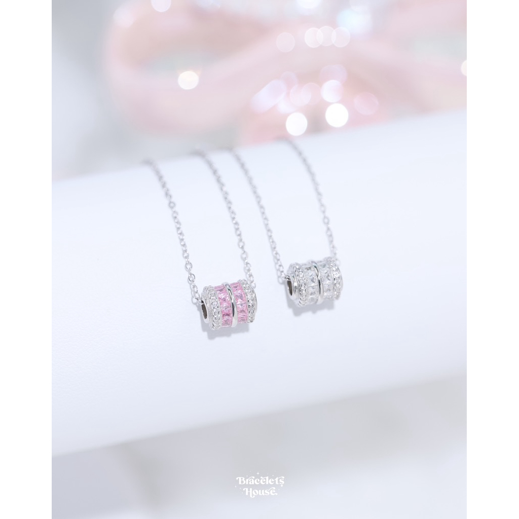 Braceletshouse 💜 สร้อยคอเงินแท้  Rolling 🤍💖 ✨ [C8-2]