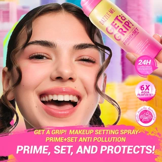 DAZZLE ME Get A Grip! Makeup Setting Spray Prime+Set Anti-Pollution เซ็ตติ้งสเปรย์ฟินิชซาติน ติดทนยาวนาน