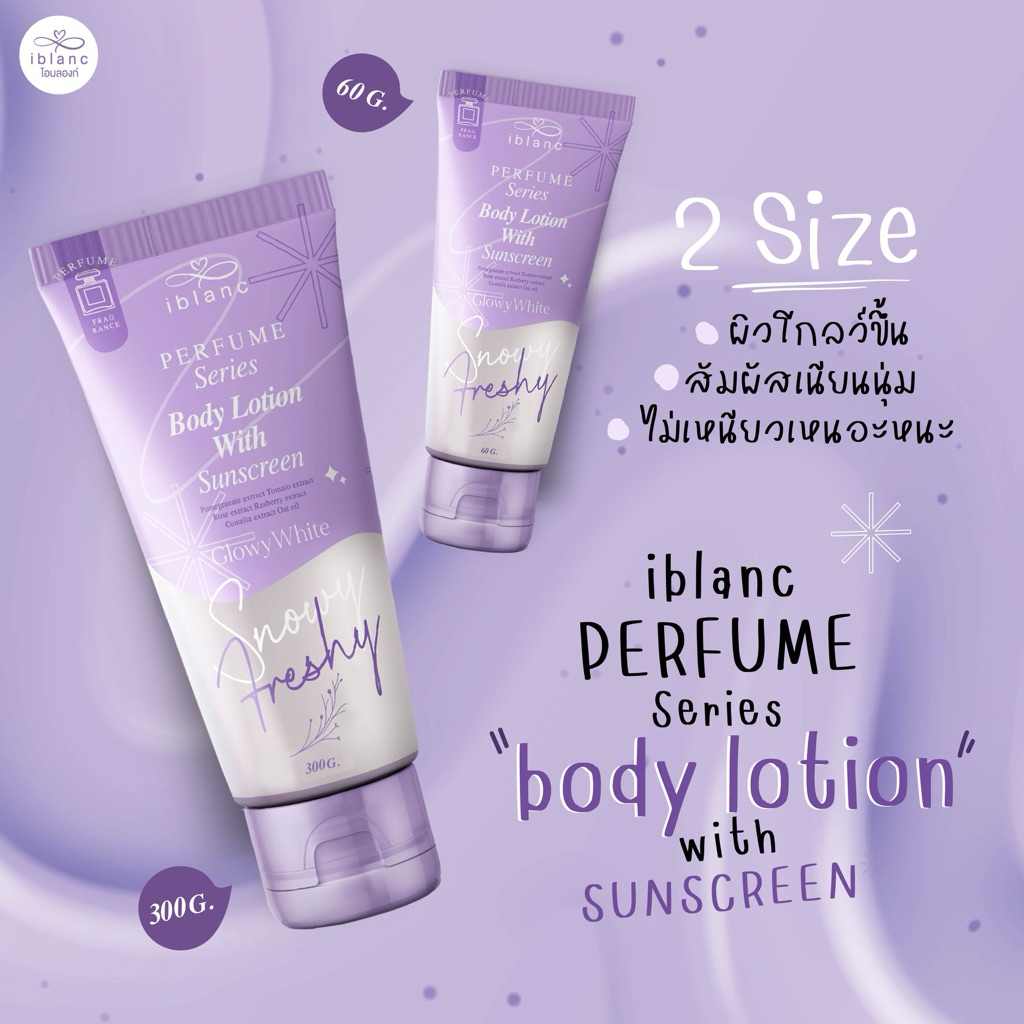 🧴[ของแท้ พร้อมส่ง]🧴โลชั่นน้ำหอม iblanc ไอบลองก์บอดี้โลชั่นบำรุงผิว หอมติดทนนาน