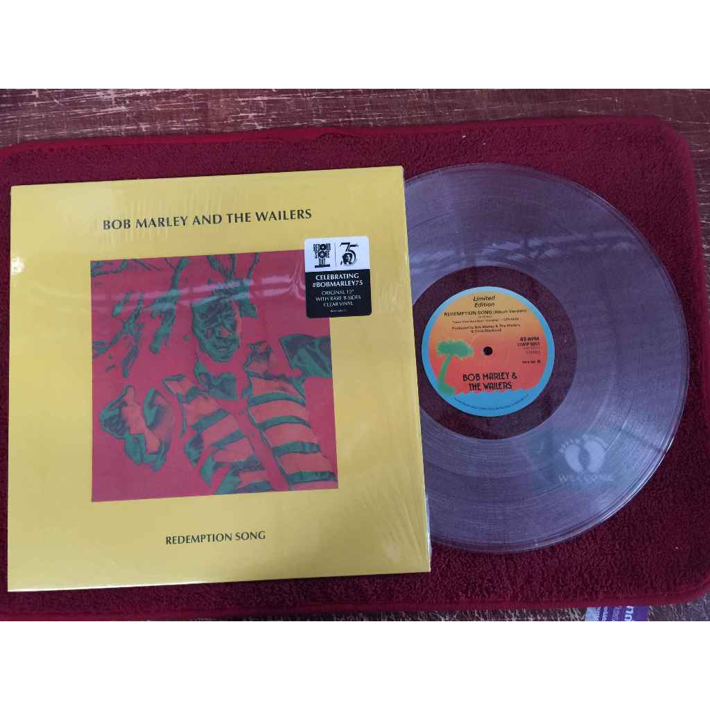 BOB MARLEY & THE WAILERS -- REDEMPTION SONG LP ขนาด 12 นิ้ว  X53