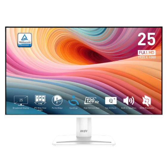 MONITOR (จอมอนิเตอร์) MSI PRO MP251W E2 - 24.5 IPS FHD 120Hz BY COMCOM