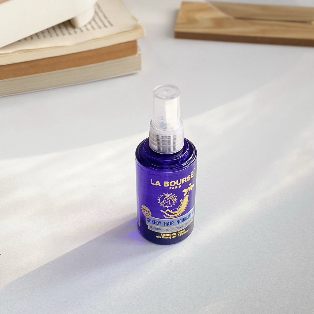 L1129 La bourse paris speedy hair nourshing 75มล.  แฮร์ โทนิค สูตรโสม มีสารสกัดจากโสม ป้องกันผมร่วง