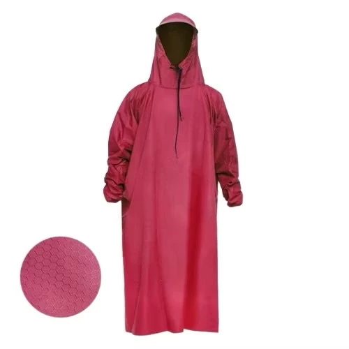 เสื้อกันฝนผู้ใหญ่ แขนยาวจั๊ม ผ้าหนา กันน้ำ หลายสี thumbnail 9