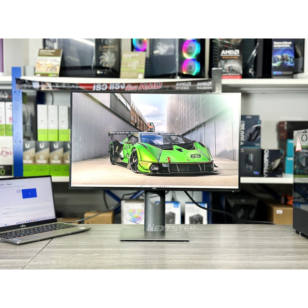 จอมอนิเตอร์ DELL UltraSharp U2720Q (IPS 4K 60Hz) HDMI + Display port พอร์ต USB-C 90W ชาร์จไฟให้ Lapt