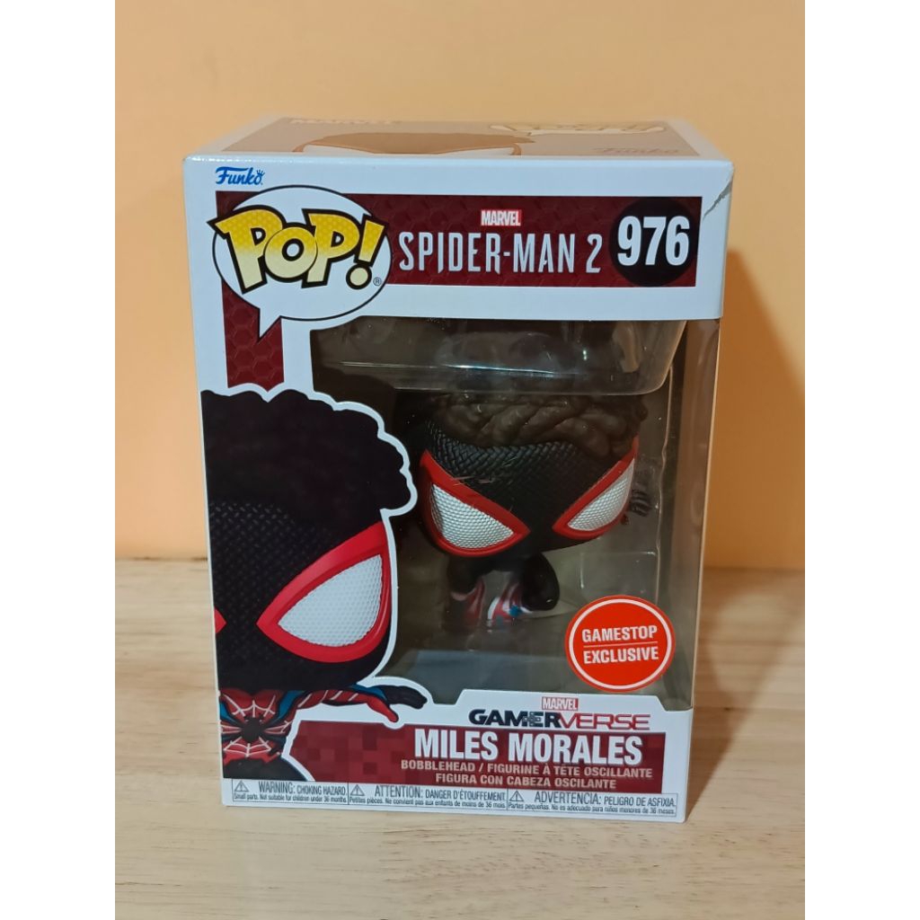 Funko Pop! : Spider-Man 2 - Miles Morales (Evolved Suit) [ กล่องสินค้า - 7/10 ]