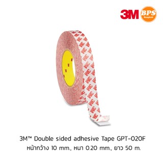 3M Double Coated Tape รุ่น GPT-020 เทปกาวสองหน้า กาวใสเคลือบ…