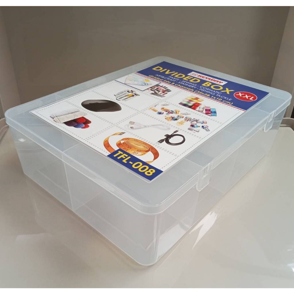 keyway กล่องใส่ของจัดระเบียบ 8 ช่องรุ่นTFL-008 เเข็งเเรงทนทาน