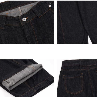 beerbroth-กางเกงยีนส์ผู้ชาย กระบอกใหญ่ MensDemin ขายาว ย้อนยุค baggy jeans สไตล์เกาหลี ทรงหลวม