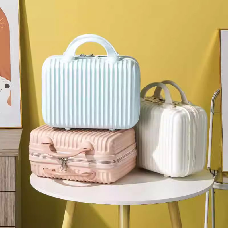 กระเป๋าเดินทางขนาดเล็กจิ๋ว 14 นิ้ว  | กระเป๋าเครื่องสำอางน้ำหนักเบาสีลูกอมน่ารัก makeup Luggage 14 inch suitcase