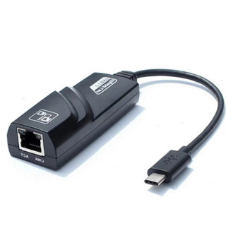 USB Type C แปลงเป็น LAN Type C เป็น RJ45 1000M