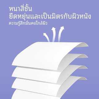 【6 ห่อ】More Pure ทิชชู่ ทิชชู่แบบดึงแขวนได้ หนา 4ชั้น1280แผ่น ห่อใหญ่ กระดาษ เช็ดมือ ทิชชู่เช็ดหน้า