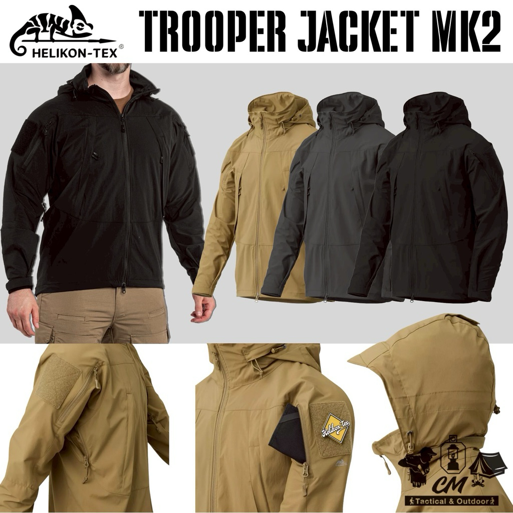 HELIKON TEX TROOPER JACKET MK2 เสื้อคลุมกันลม น้ำหนักเบา