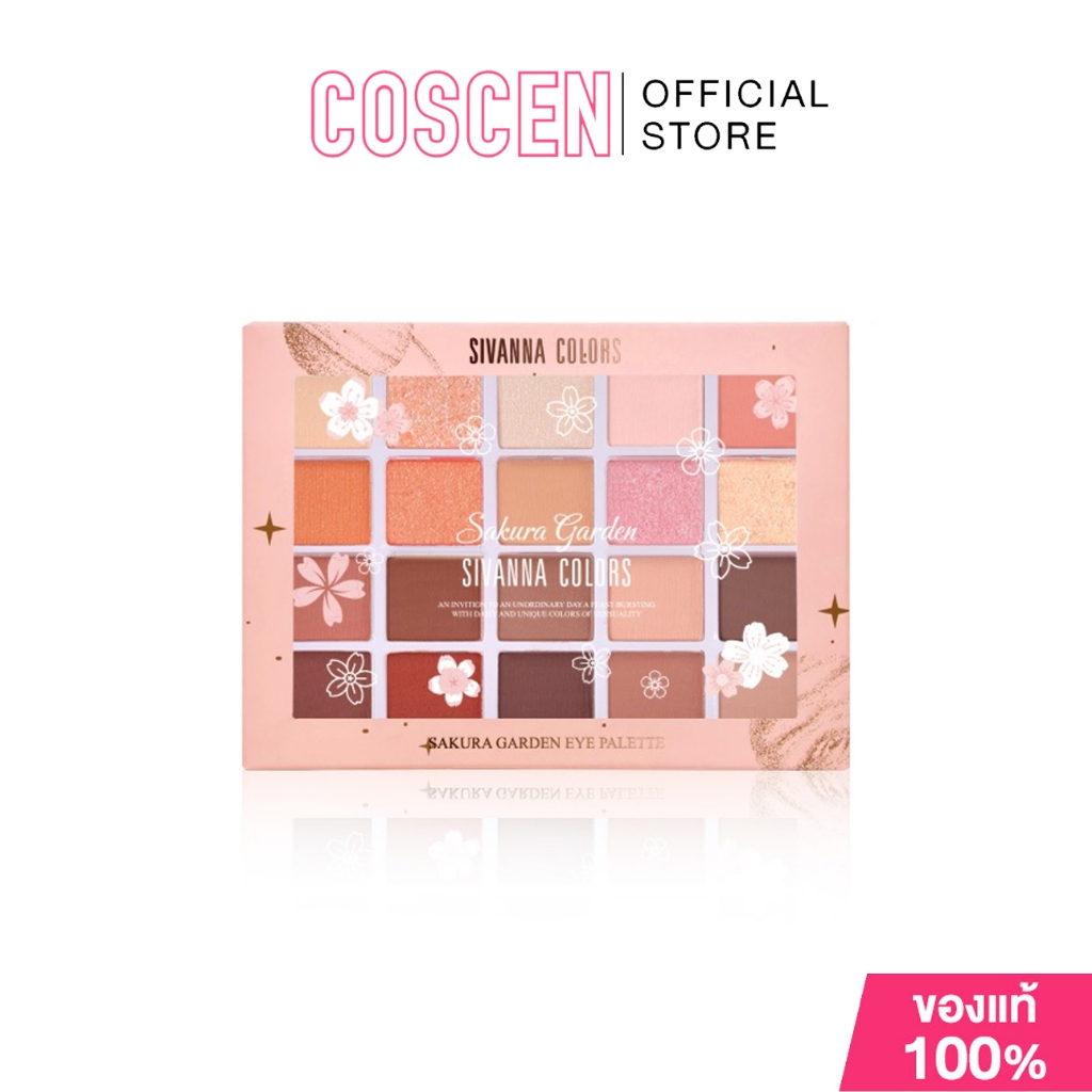 Sivanna Colors Sakura Garden Eye Palette HF1012 No.01 [ประกันแท้100%]