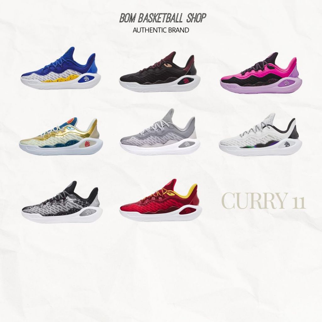 Curry 11 รวมสี รองเท้าบาส  พร้อมส่ง