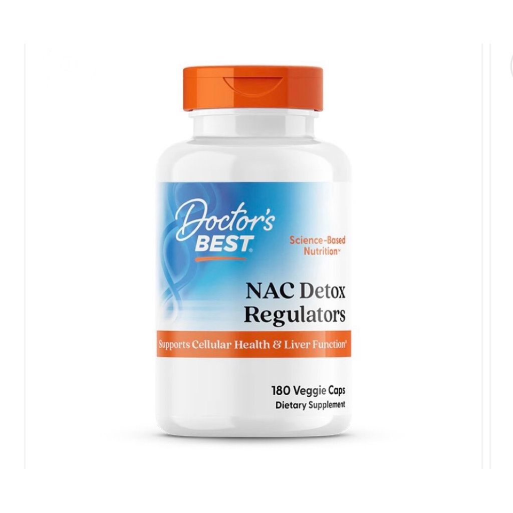 EXP 4/28  Doctor's Best NAC Detox 600 mg 180 capsule พร้อมส่ง ของแท้ 💯%