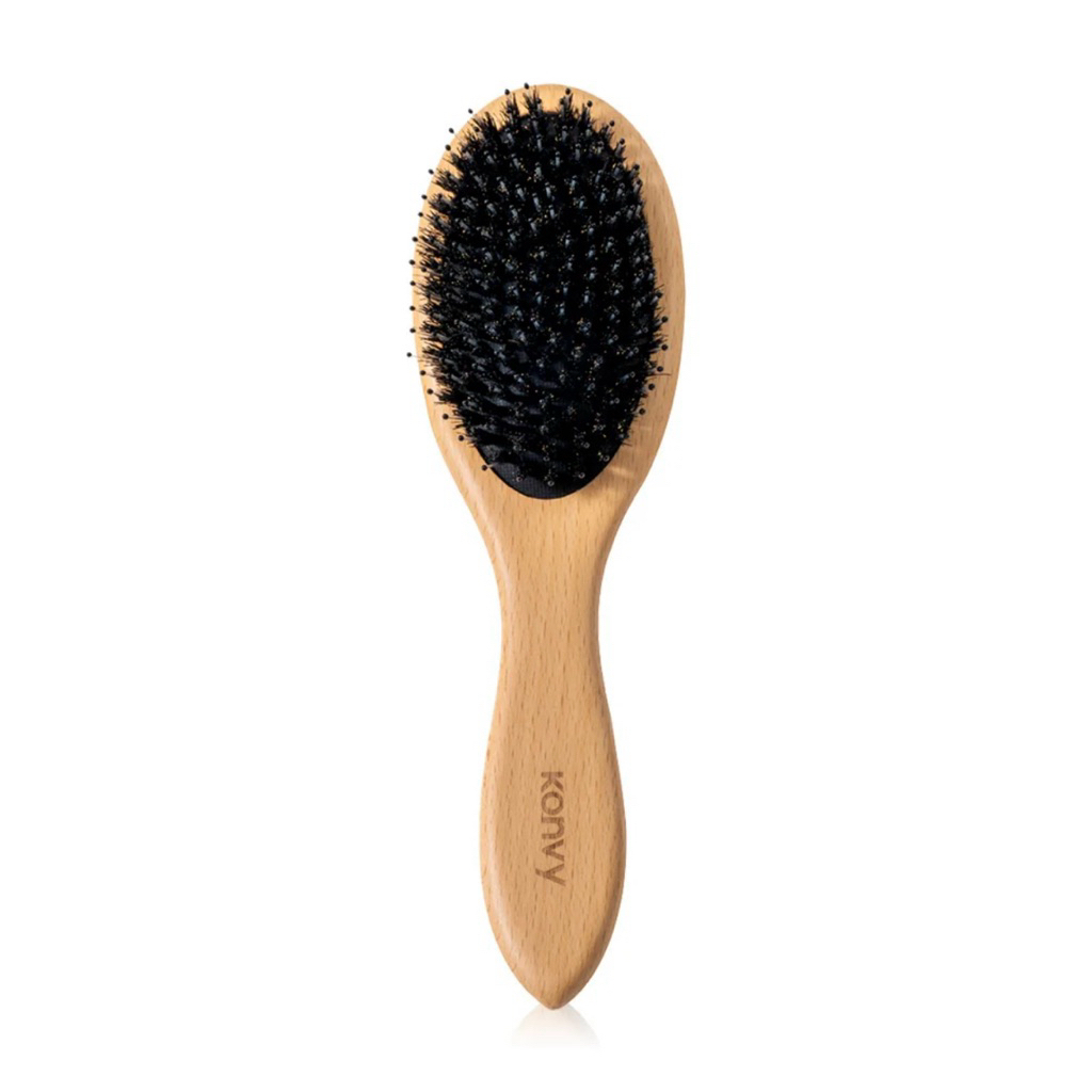 Konvy Boar Bristle Hair Brush หวีแปรงขนหมูป่า