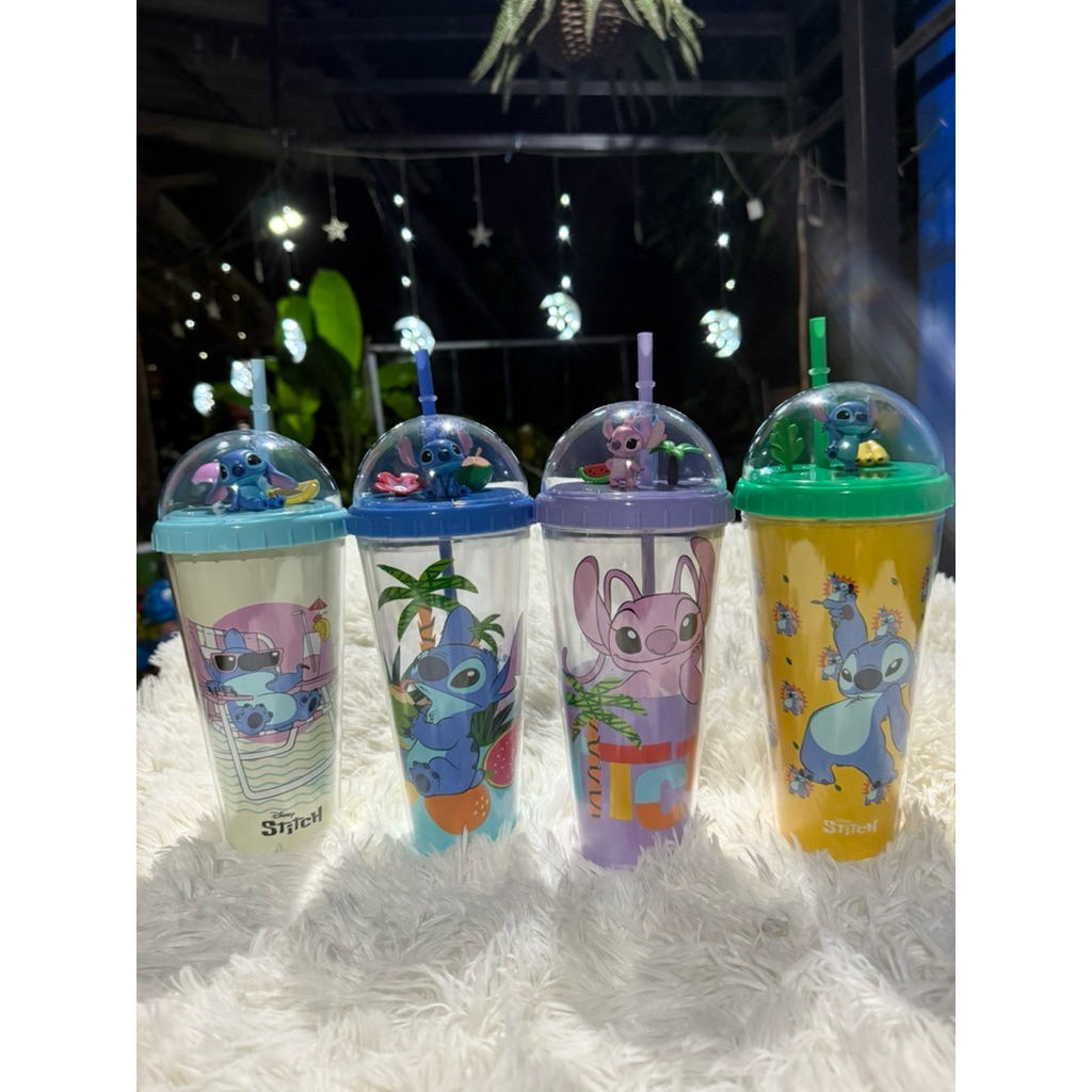 กระบอกน้ำฝาโดมสติทช์ 22oz. พร้อมส่ง..