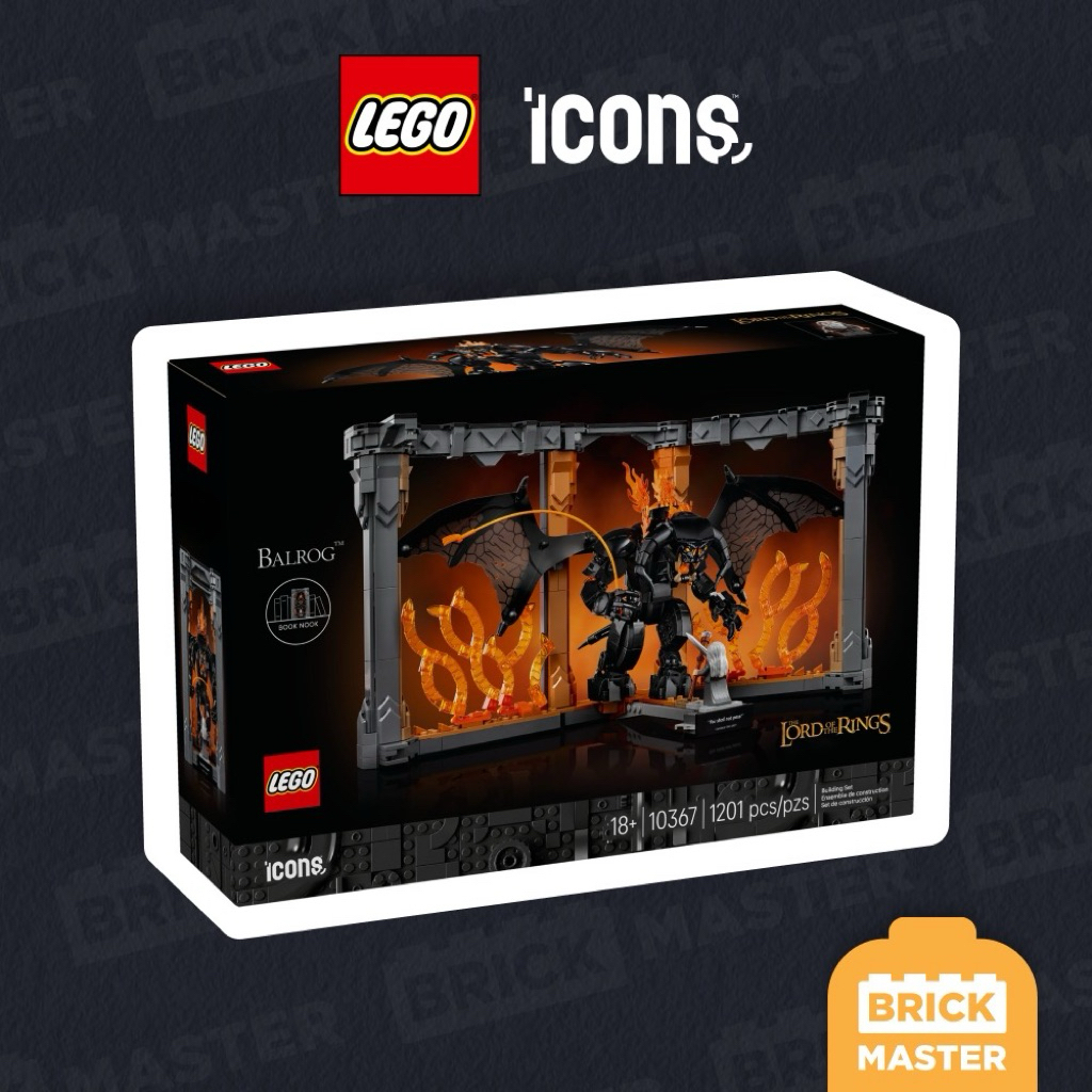 LEGO 10367 : The Lord of the Rings: Balrog™ Book Nook (เลโก้แท้ LOTR หลอดออฟเดอะริง)