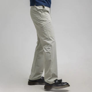 era-won Golf Fabric Cargo Pants มีกระเป๋าข้าง ทรงกระบอกตรง สี Grey cargos