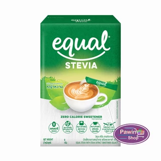 Equal Stevia 40,100 Sticks [1 กล่อง] CC 210X อิควล สตีเวีย ผลิตภัณฑ์ให้ความหวานแทนน้ำตาล 40,100 ซอง, 0 แคลอรี