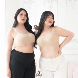 Sgarlet เสื้อในไซส์ใหญ่ ไร้โครง ไร้ตะเข็บ แบบ Bonding ใส่สบาย สีเนื้อ MB1525