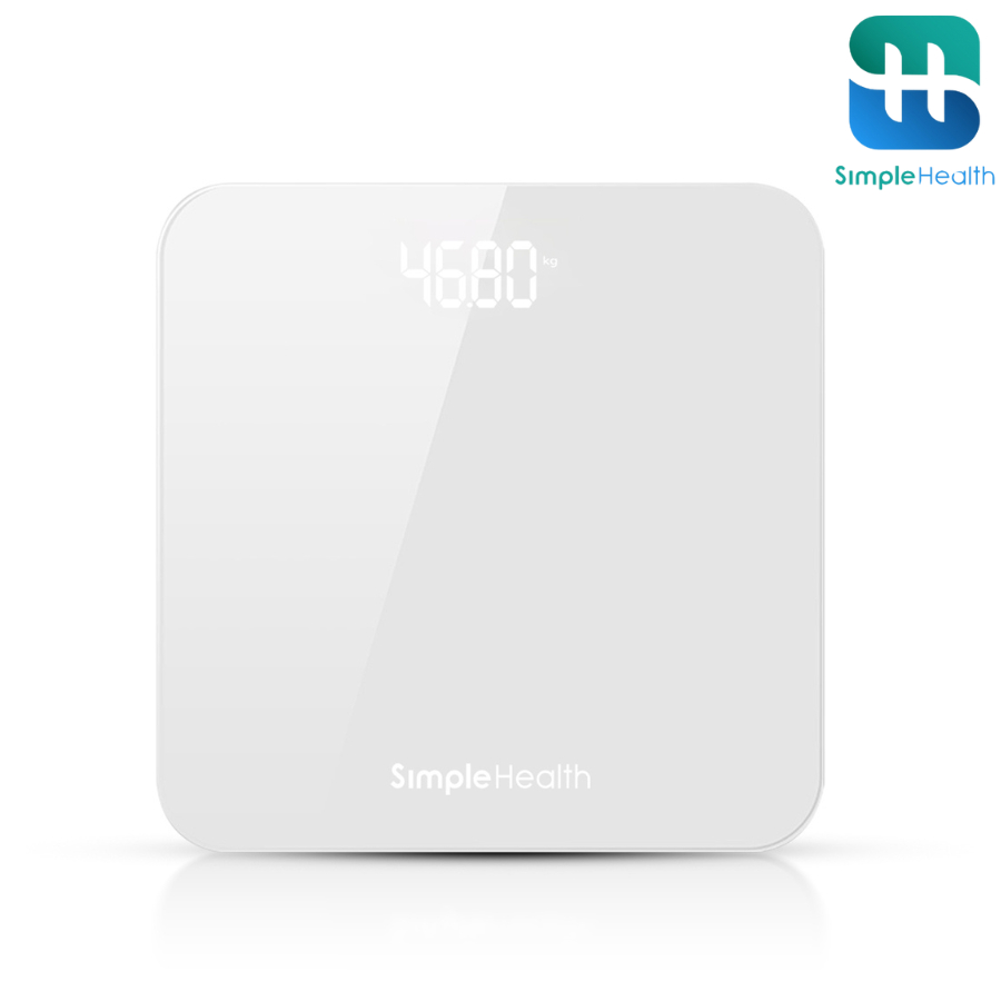 Simple health เครื่องชั่งน้ำหนัก เครื่องชั่งดิจิตอล weight scale ระบบเซ็นเซอร์อัจฉริยะ รับประกัน 1 ปี