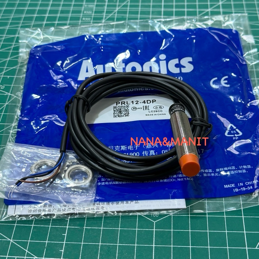 PRL12-4DP Proximity Sensor หัว M12 PNP NO ระยะจับ 4 MM มีสินค้าพร้อมส่งในไทย🇹🇭￼