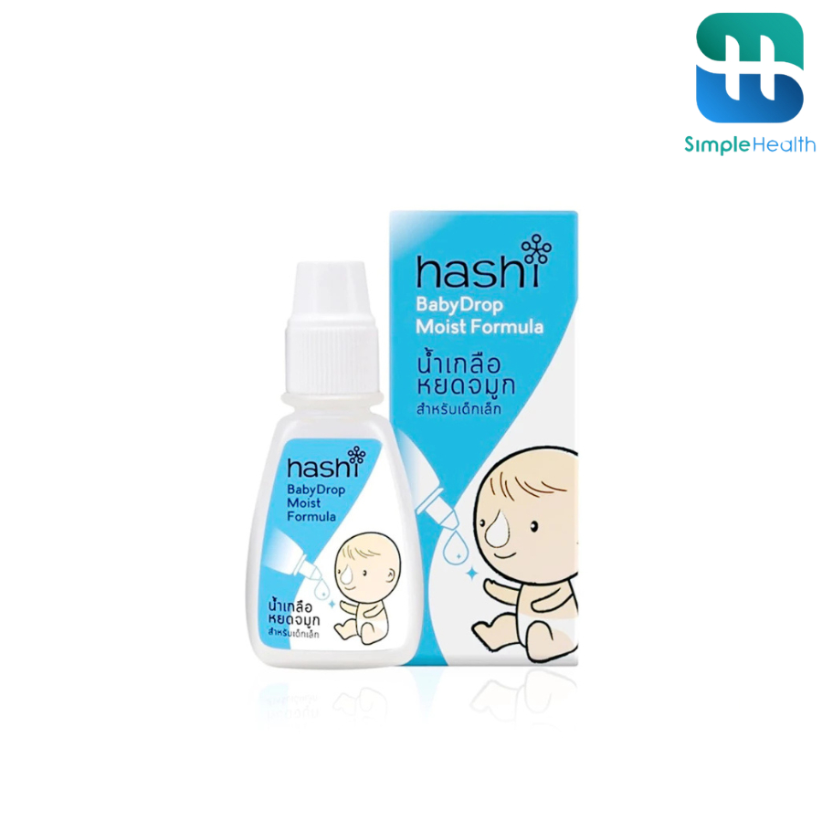 Simple Healthcare น้ำเกลือหยดจมูก สำหรับเด็กเล็ก Saline nose drops เพิ่มความชุ่มชื้นในโพรงจมูก สำหรับเด็กเล็ก