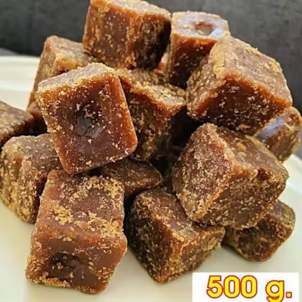 น้ำอ้อยก้อน น้ำอ้อยอัดก้อน น้ำตาลอ้อย งบน้ำอ้อย สี่เหลี่ยม สูตรโบราณ 500 กรัม