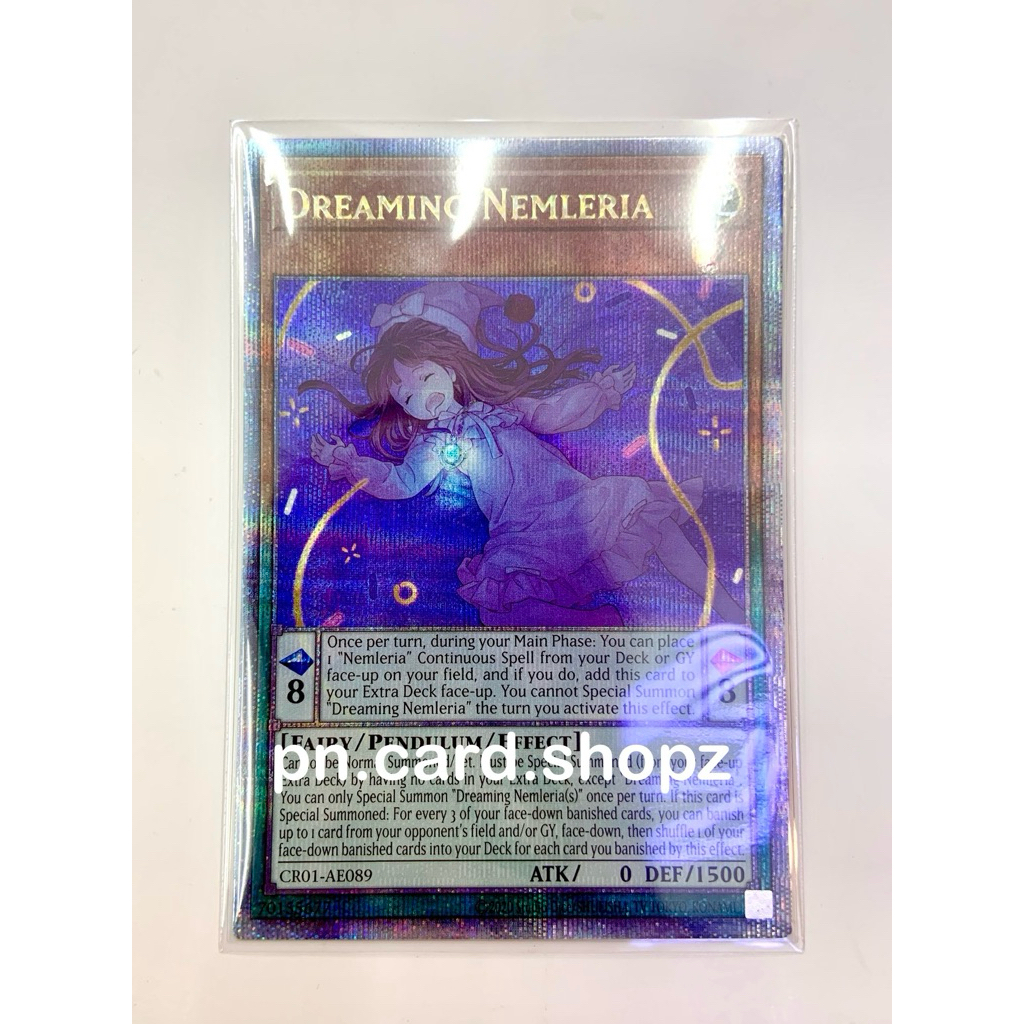Dreaming Nemleria - CR01-AE089 - Yugioh AE