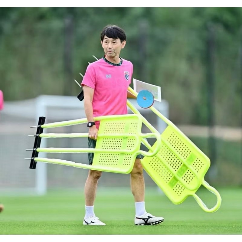 หุ่นกำแพง ฝึกซ้อมฟุตบอล victory ปักพื้นได้ หรือ วางตั้งบนฐานเหล็ก สูง 175 cm ราคา ถูกที่สุด ดีลบีเคเค แกลเลอรีภาพที่ 4