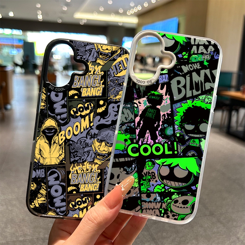 🔥เคสโทรศัพท์แอปเปิ้ล🔥 ทนต่อสิ่งสกปรก 11 12 13 14 15 Pro Max XS X XR 7 8 14Plus ป้องกันการชนกัน รุ่นเย็น มีหลายสี วงดนตรี - รูปที่ 5