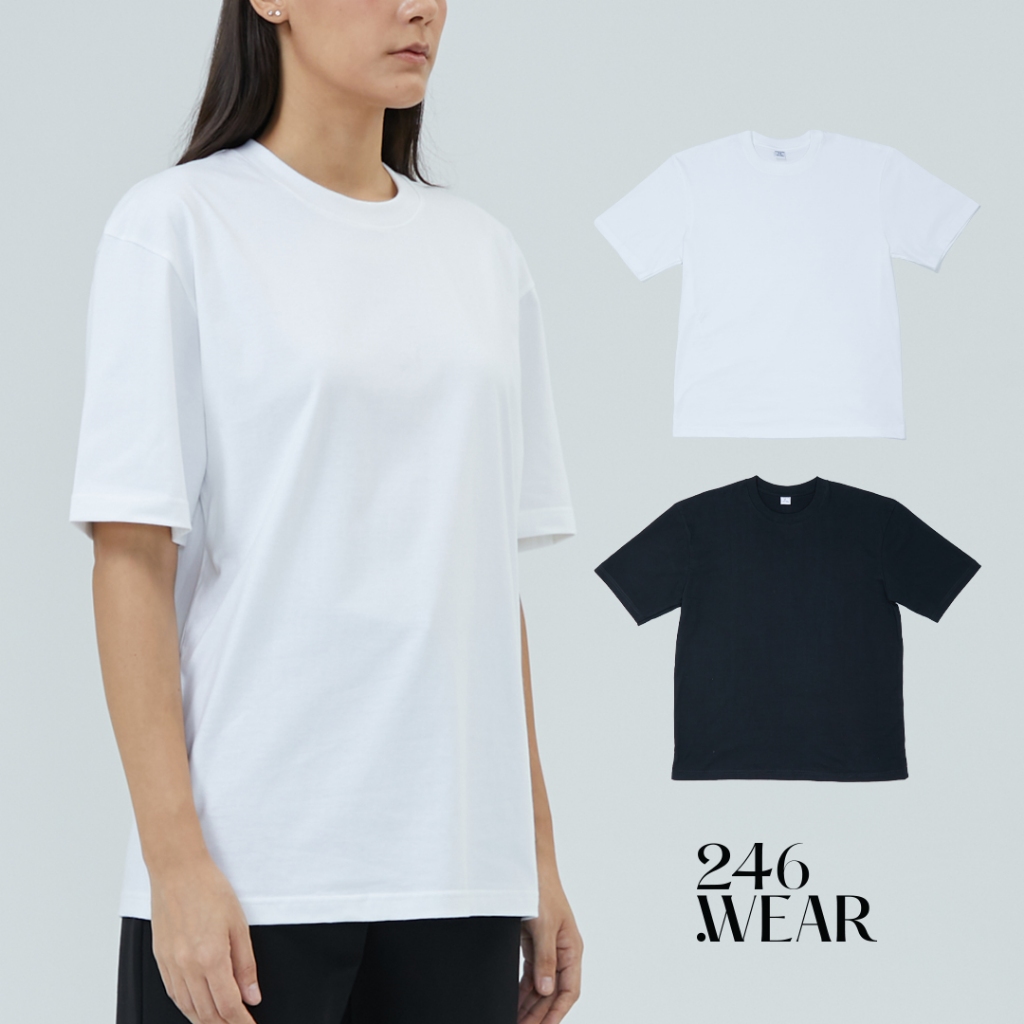 246wear เสื้อยืดคอกลมทรง Oversize รุ่น Cotton20