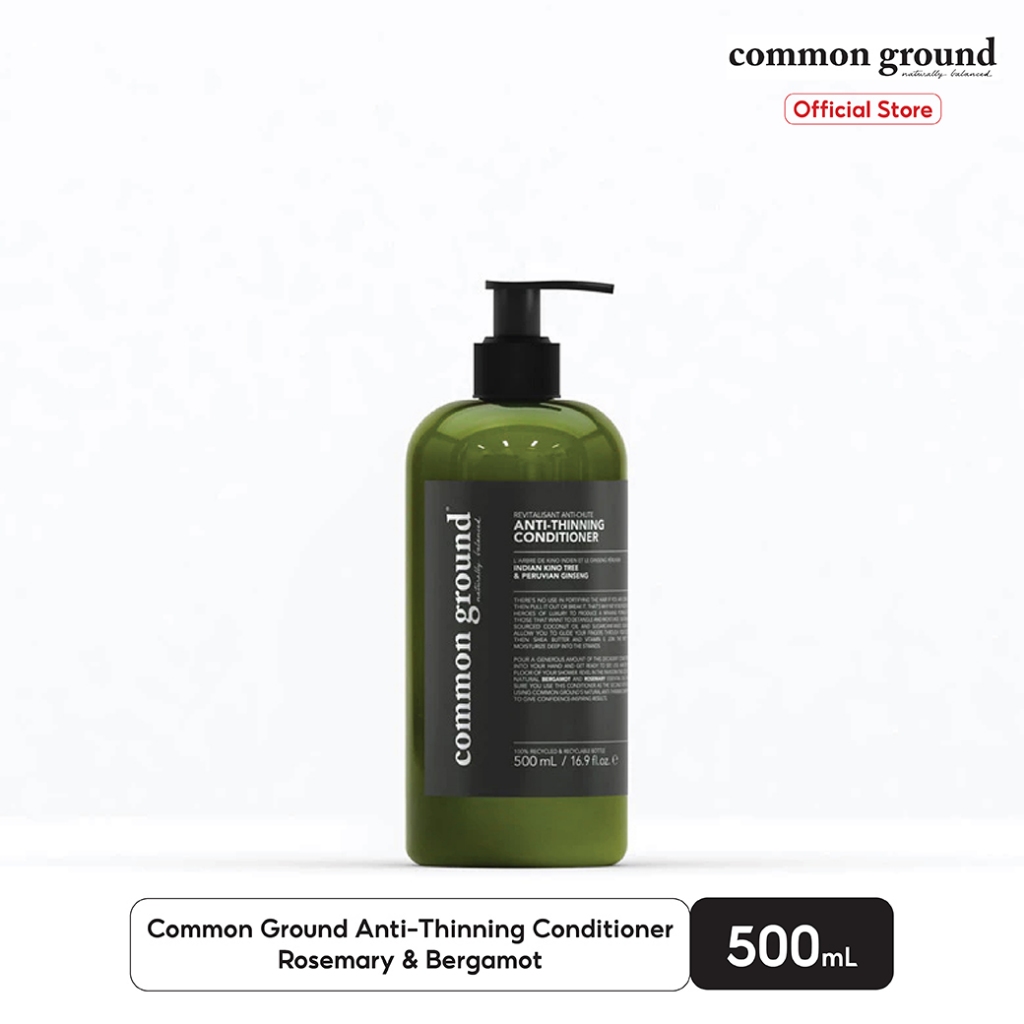 Common Ground Anti-Thinning Conditioner (500mL) - Rosemary & Bergamot